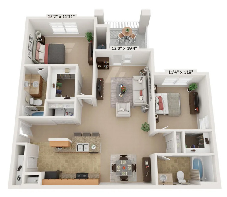 The Newberry floor plan
